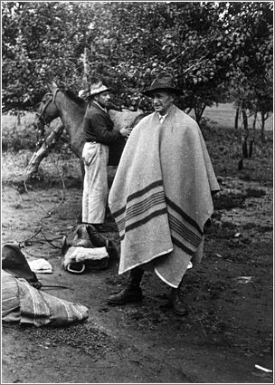 Eichmann as a gaucho in Argentina